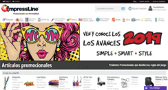 Desktop Screenshot of impressline.com.mx